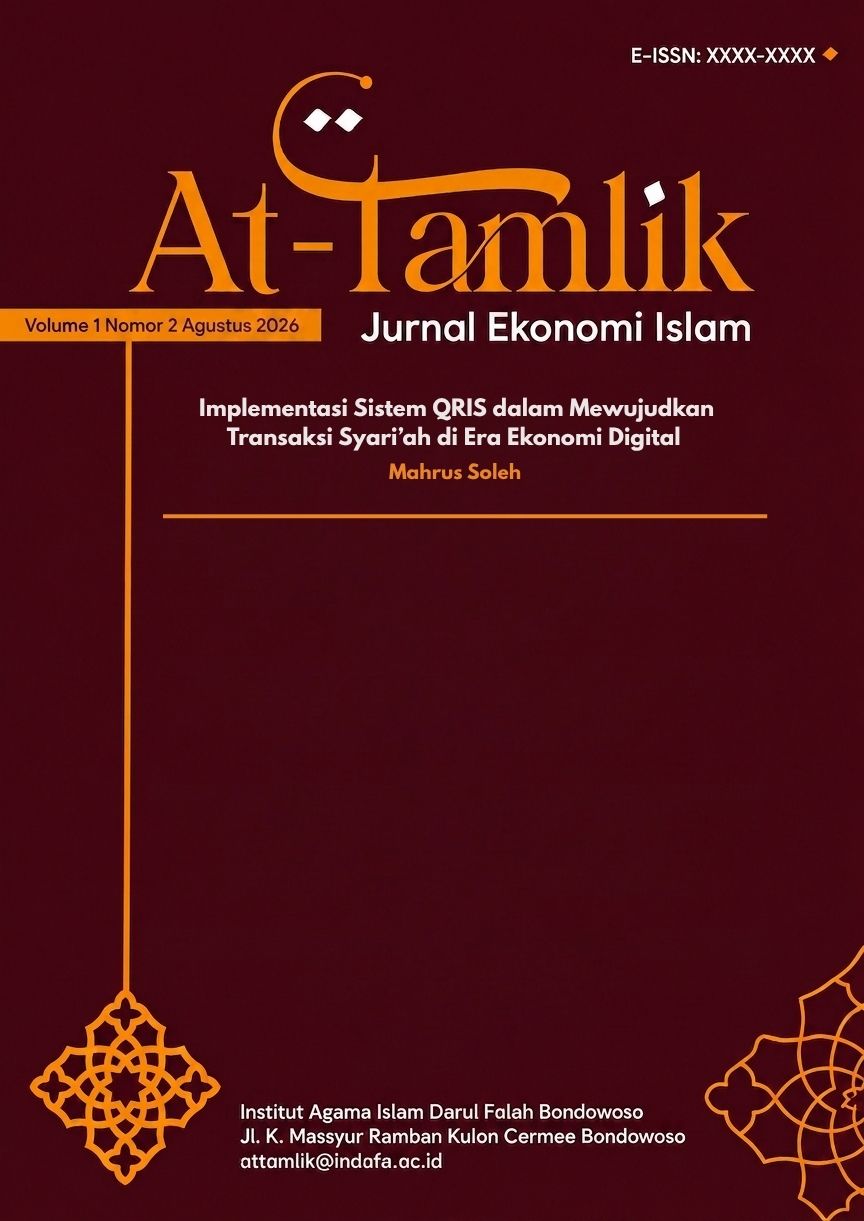 					Lihat Vol 1 No 2 (2026): At-Tamlik Vol. 1 No. 2 (2026) 
				
