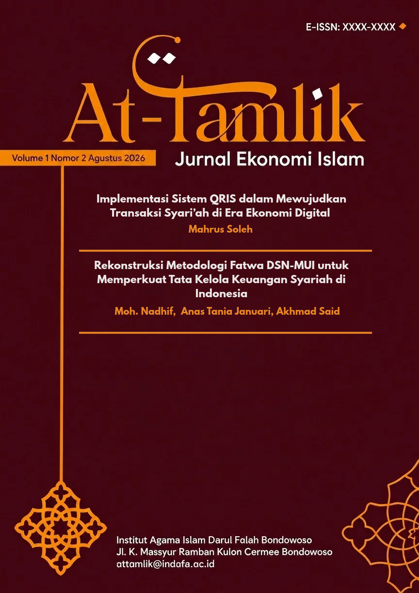 					Lihat Vol 1 No 2 (2026): At-Tamlik Vol. 1 No. 2 (2026) 
				